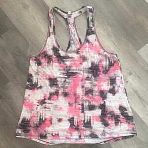 Stylish Pink and Gray Women's Tank Top